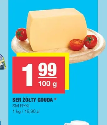 Ser żółty Gouda SM Ryki promocja w SPAR
