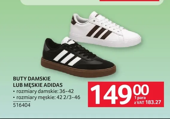 Buty damskie Adidas promocja w Selgros