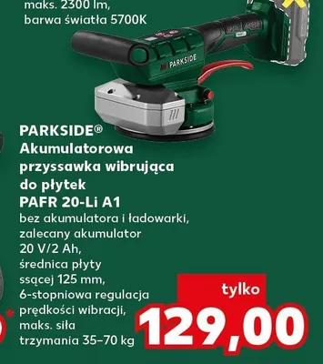 Przyssawka wibrująca do płytek akumulatorowa PAFR 20-Li A1 promocja w Kaufland