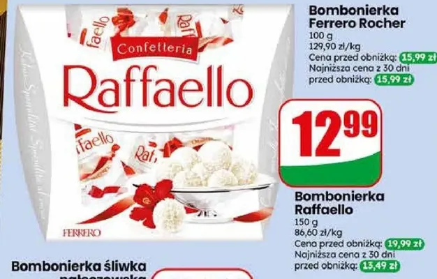 Bombonierka Raffaello promocja w Dino