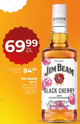 Likier Jim Beam Black Cherry promocja w Duży Ben