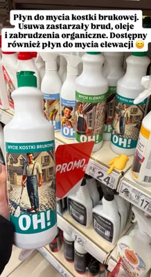 Płyn do mycia kostki brukowej promocja w Auchan