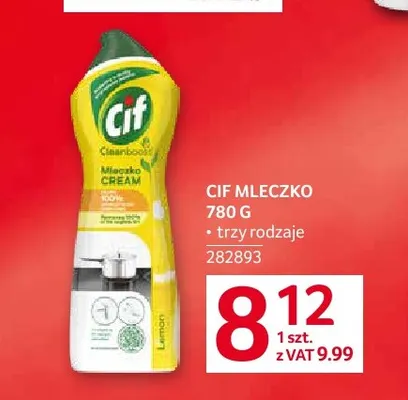 Mleczko Cif promocja w Selgros