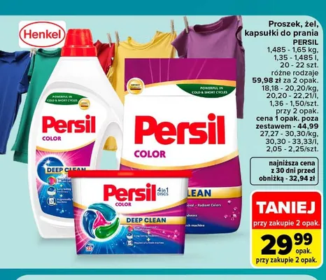 Żel do prania Persil Color promocja w Carrefour Market