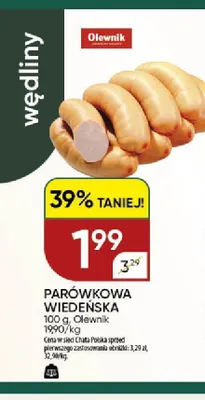 Parówkowa Wiedeńska Olewnik promocja w Chata Polska