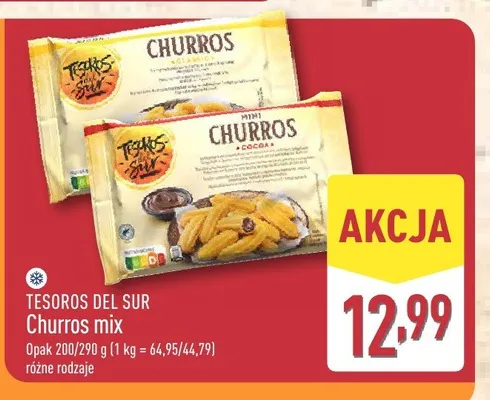 Churros mix różne rodzaje promocja w Aldi