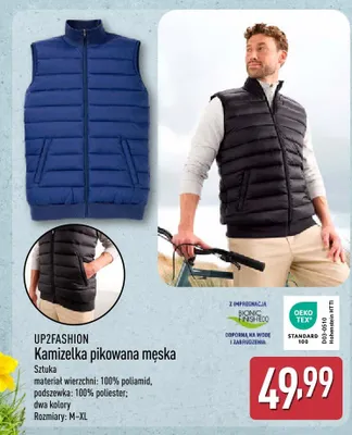 Kamizelka pikowana męska promocja w Aldi