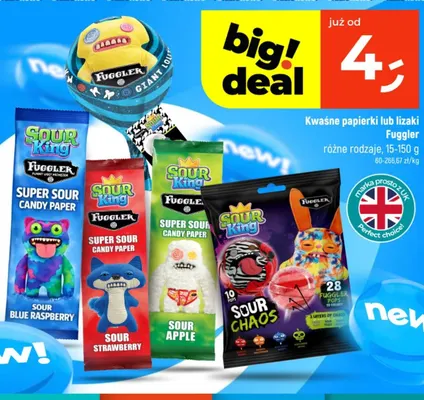 Kwaśne papierki Fuggler promocja w Dealz