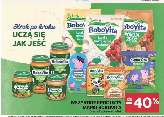 Produkty marki BoboVita promocja w Stokrotka
