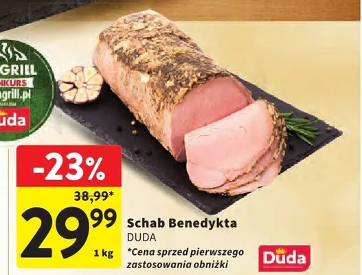 Schab Benedykta DUDA promocja w Intermarche