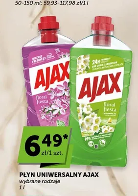 Płyn uniwersalny Ajax Floral Fiesta Konwalia promocja w Groszek