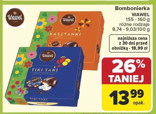 Bombonierka Kasztanki promocja w Carrefour Market