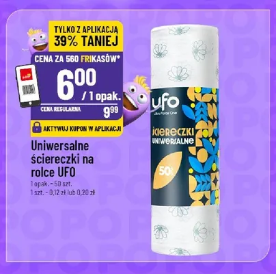 Uniwersalne ściereczki na rolce UFO promocja w POLOmarket