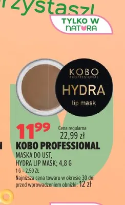 Maska do ust Kobo Professional Hydra Lip Mask promocja w Drogerie Natura