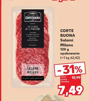 Salami Milano Corte Buona promocja w Kaufland