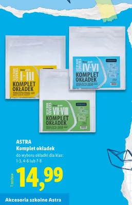 Komplet okładek Astra promocja w Lidl