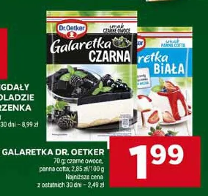 Galaretka czarna promocja w Stokrotka