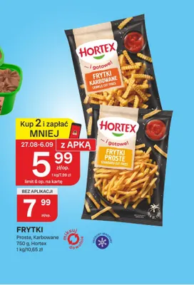 Frytki proste Hortex promocja w Chorten