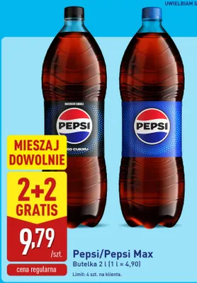 Napój Pepsi Max promocja w Aldi
