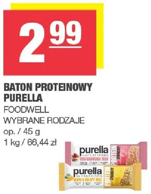 Baton proteinowy Purella promocja w SPAR