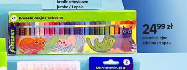 Pastele olejne szkolne Paperdot promocja w Empik