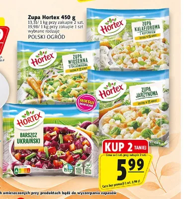 Zupa kalafiorowa Hortex promocja w Prim Market