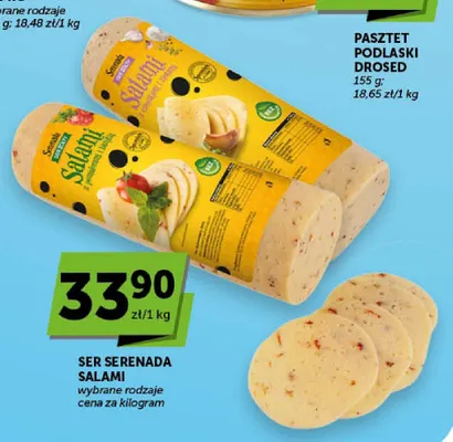 Ser Serenada Salami z czosnkiem i ziołami promocja w ABC