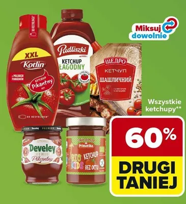 Ketchup Primavika Bio Kids bez octu promocja w Carrefour
