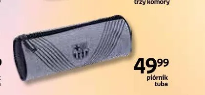 Piórnik tuba szary w paski promocja w Empik