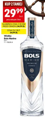 Wódka Bols Marine promocja w Delikatesy Centrum