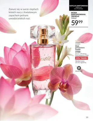 Woda perfumowana Treselle promocja w AVON