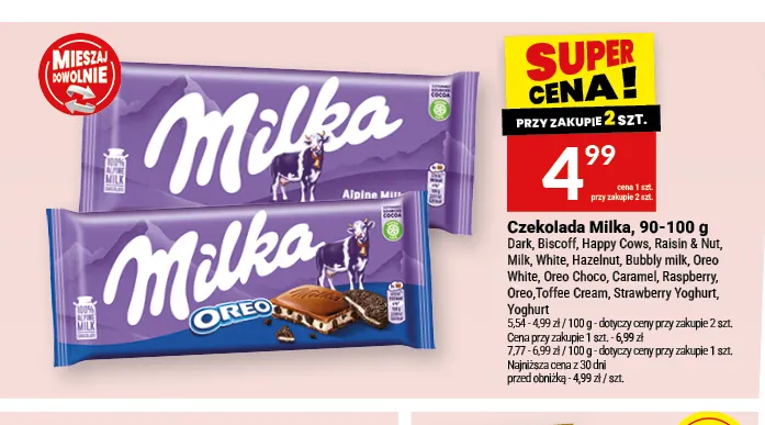 Czekolada Milka Caramel promocja w Twój Market