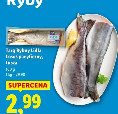Łosoś pacyficzny, tusza promocja w Lidl