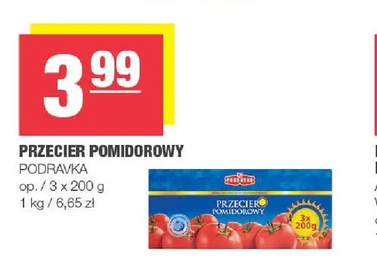 Przecier pomidorowy Podravka 3-pak 200 g promocja w SPAR