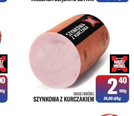 Szynkowa z kurczakiem Madej Wróbel promocja w Tomi Markt
