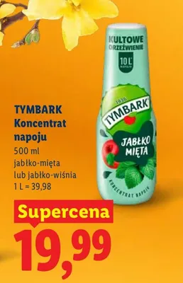 Koncentrat napoju jabłko-mięta lub jabłko-malina promocja w Lidl