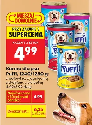 Karma dla psa z wołowiną promocja w Biedronka