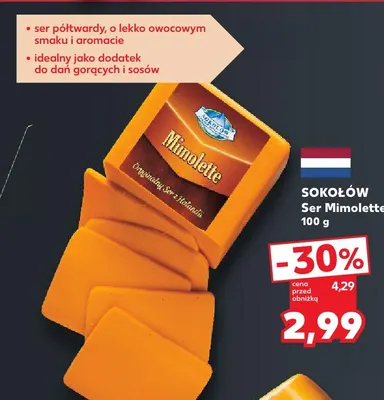 Ser Mimolette Sokołów promocja w Kaufland