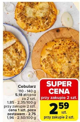 Cebularz promocja w Carrefour Market