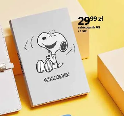 Szkicownik A5 Peanuts promocja w Empik