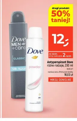 Antyperspirant Dove promocja w Dealz