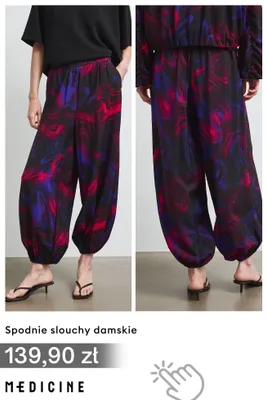 Spodnie slouchy damskie Medicine promocja w Medicine