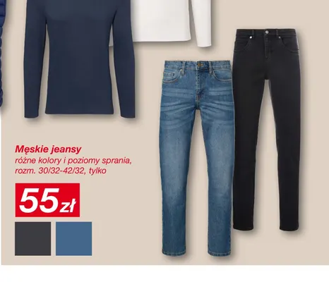 Jeansy męskie promocja w KiK