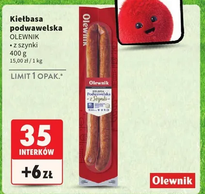 Kiełbasa podwawelska promocja w Intermarche