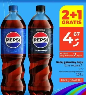 Napój gazowany Pepsi Zero Cukru promocja w Dealz