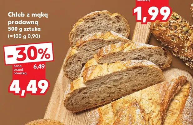Chleb z mąką pradawną promocja w Kaufland