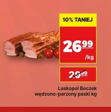 Laskopol boczek wędzono-parzony paski promocja w API Market