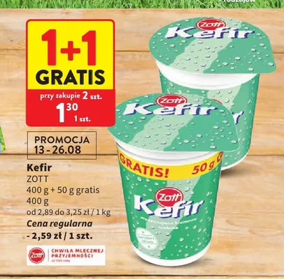 Kefir Zott promocja w Intermarche