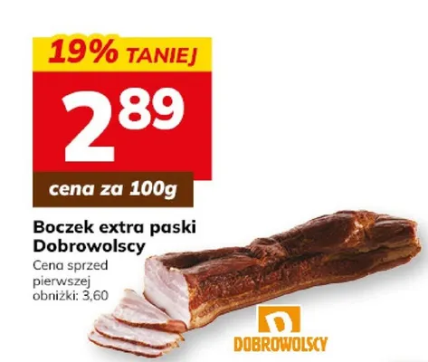 Boczek extra paski promocja w Hitpol