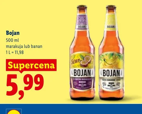 Piwo Bojan marakuja promocja w Lidl